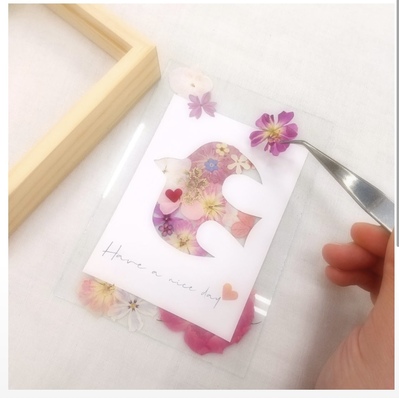 押し花アート講座